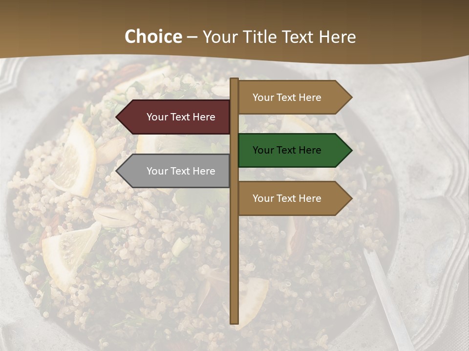 Lemon Table Parsley PowerPoint Template