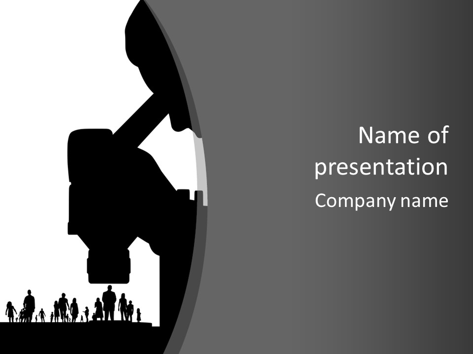 Illustration Group Illustrated PowerPoint Template