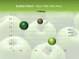 A Group Of Green Apples Sitting On Top Of Each Other PowerPoint Template