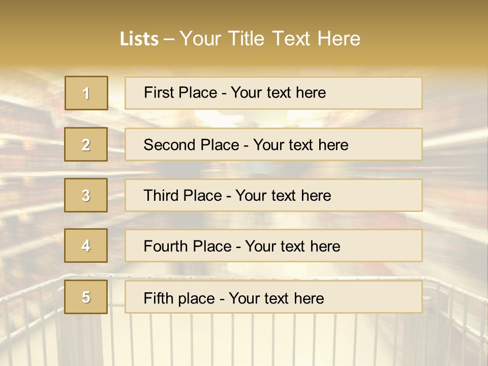 Basket Momma Retail PowerPoint Template