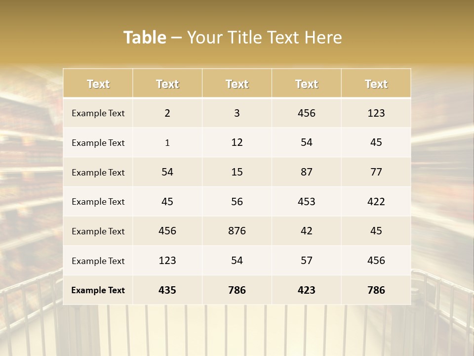 Basket Momma Retail PowerPoint Template