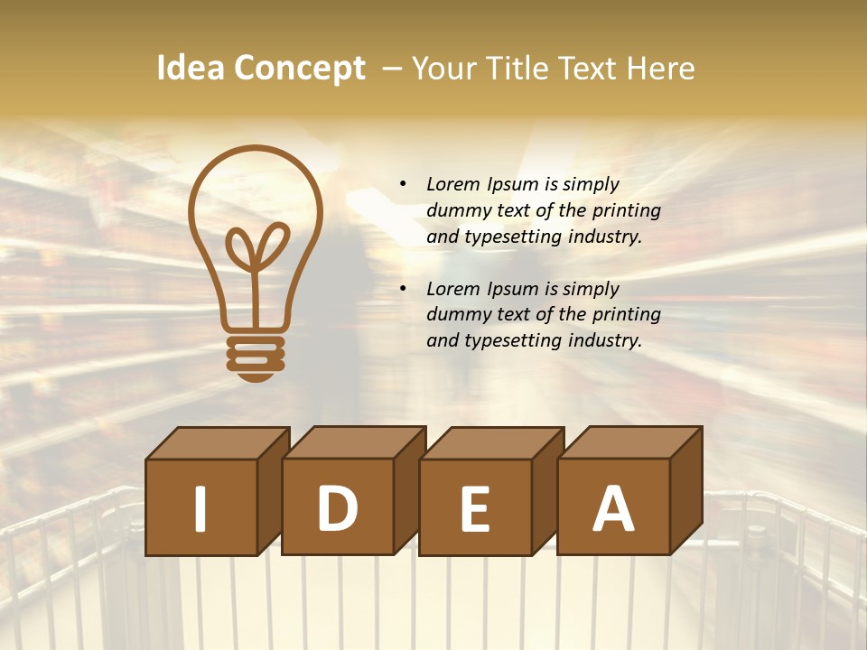 Basket Momma Retail PowerPoint Template