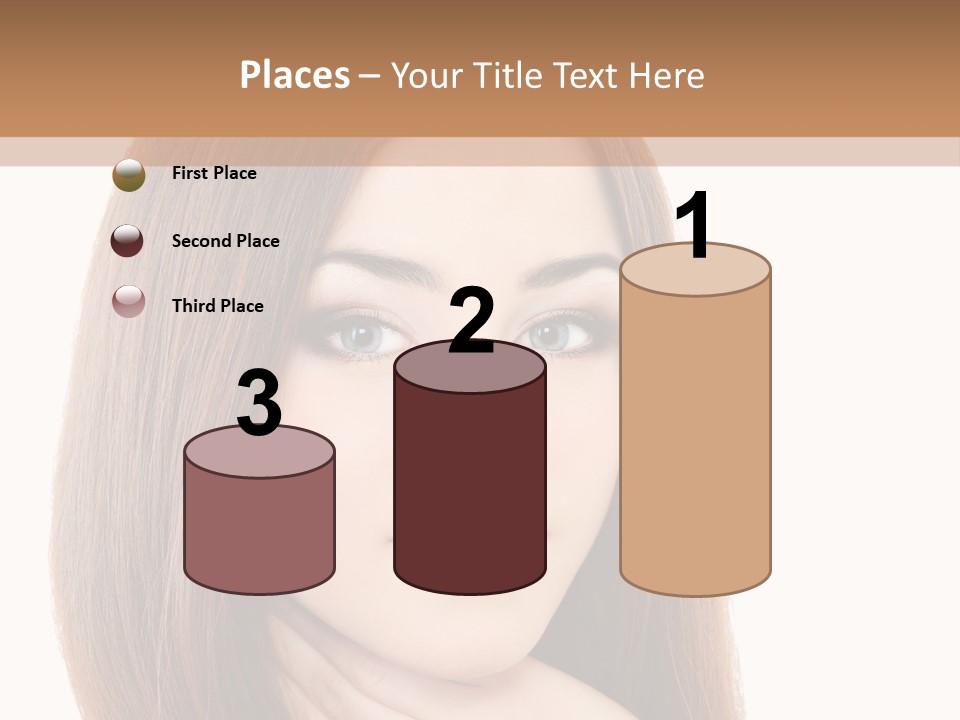 Adult Beautiful Woman PowerPoint Template