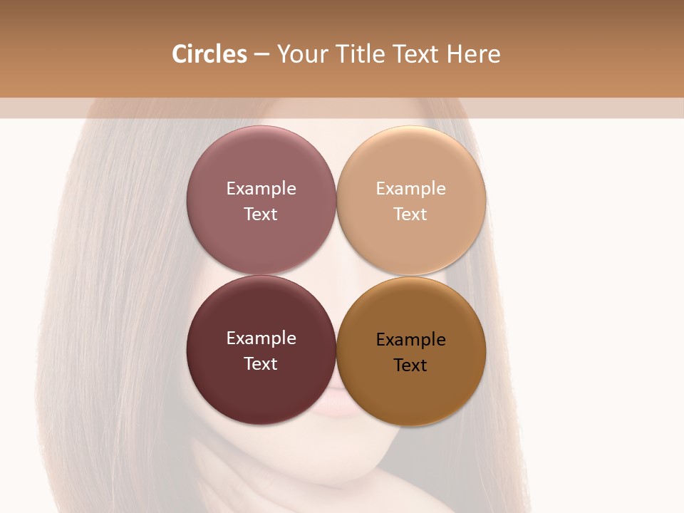 Adult Beautiful Woman PowerPoint Template