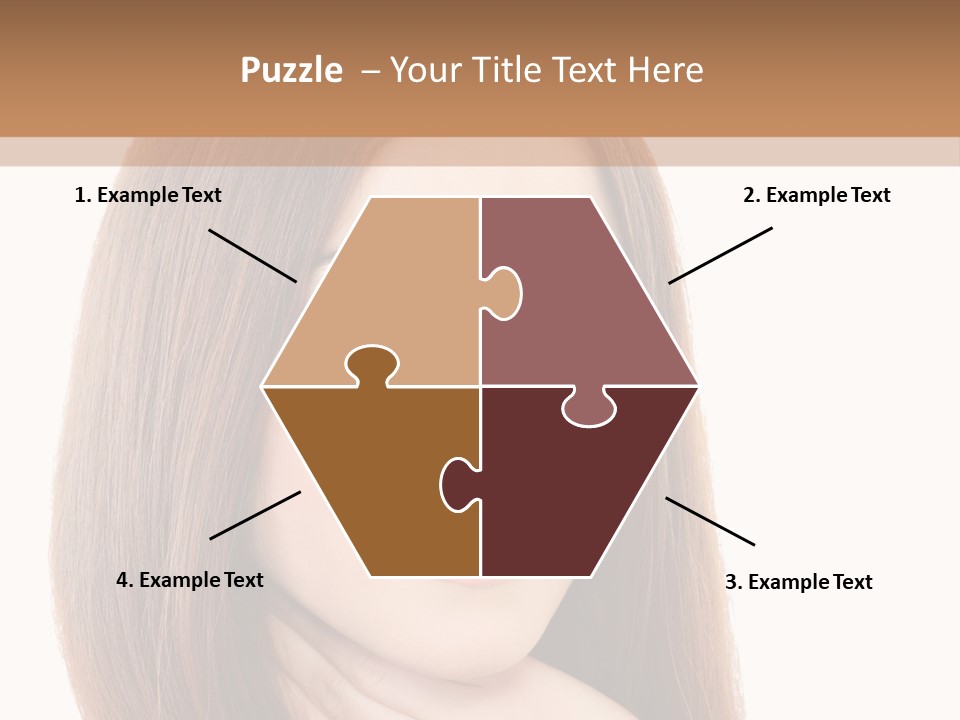 Adult Beautiful Woman PowerPoint Template