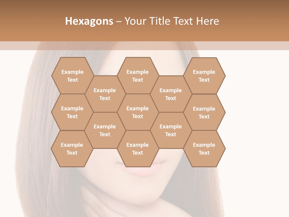 Adult Beautiful Woman PowerPoint Template