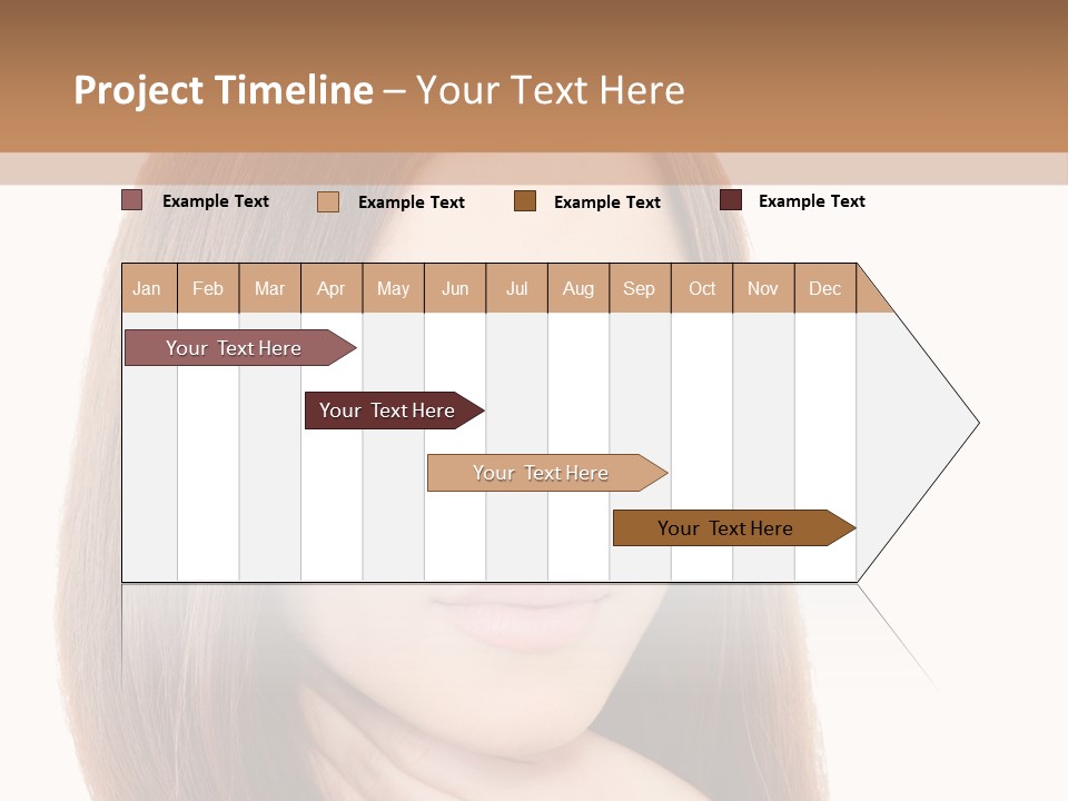 Adult Beautiful Woman PowerPoint Template