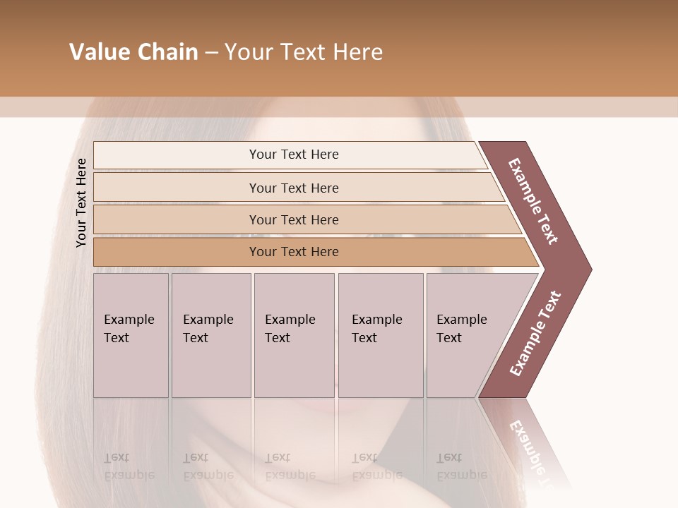 Adult Beautiful Woman PowerPoint Template