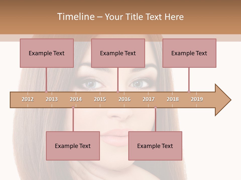 Adult Beautiful Woman PowerPoint Template