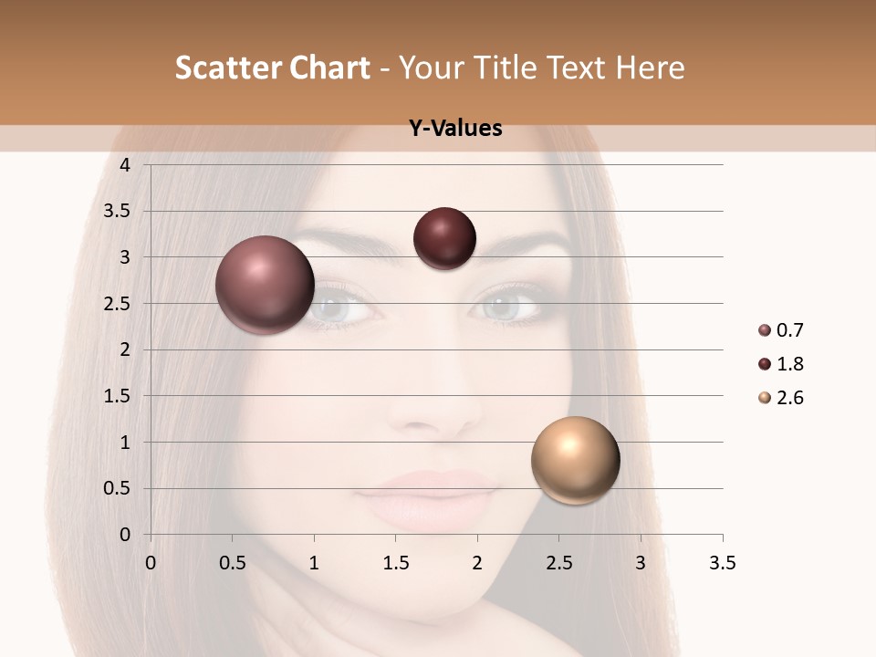 Adult Beautiful Woman PowerPoint Template