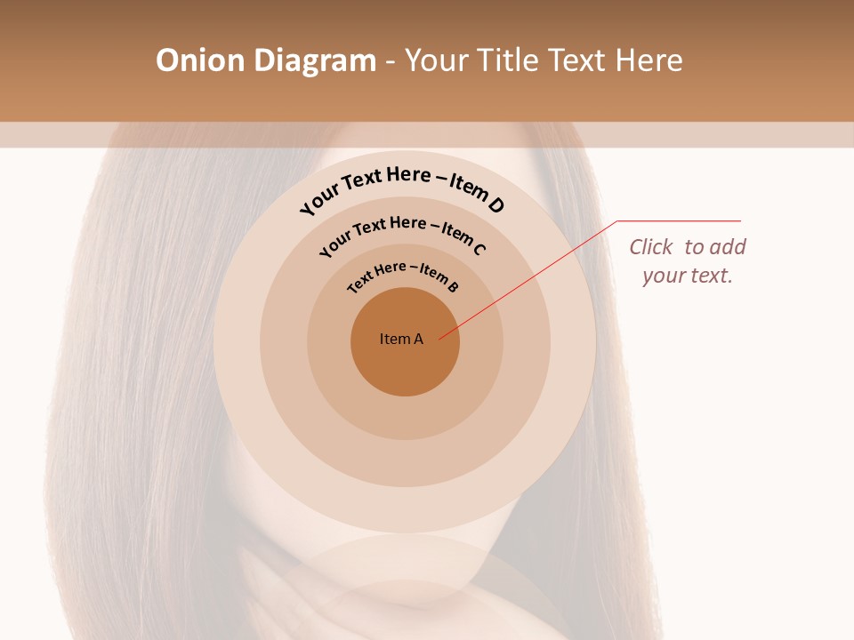 Adult Beautiful Woman PowerPoint Template