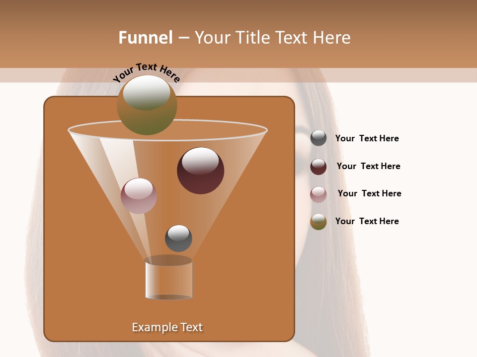 Adult Beautiful Woman PowerPoint Template