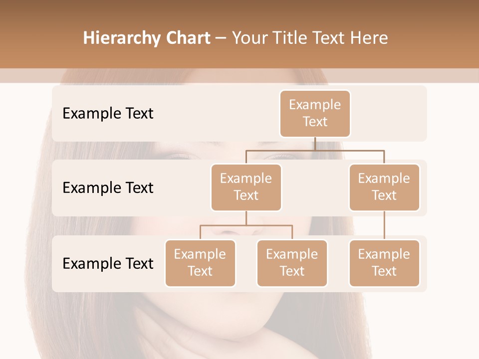 Adult Beautiful Woman PowerPoint Template