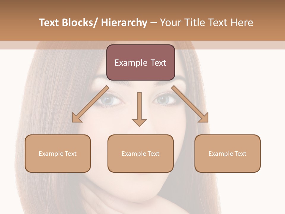 Adult Beautiful Woman PowerPoint Template