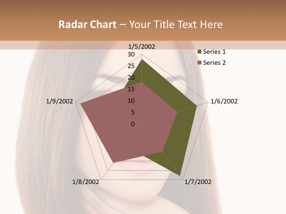 Adult Beautiful Woman PowerPoint Template