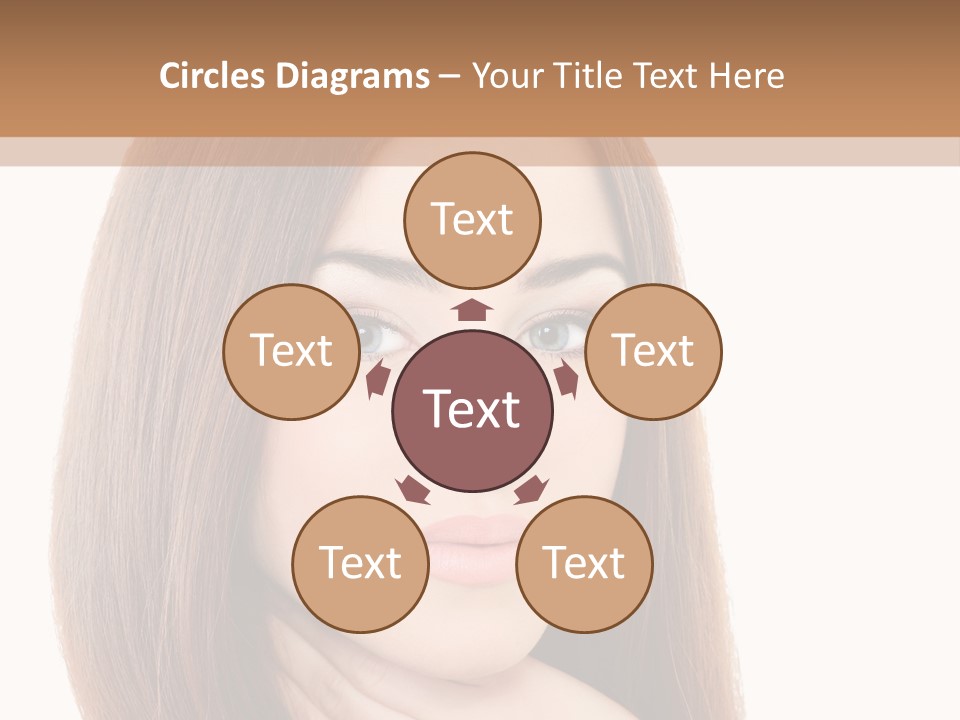 Adult Beautiful Woman PowerPoint Template