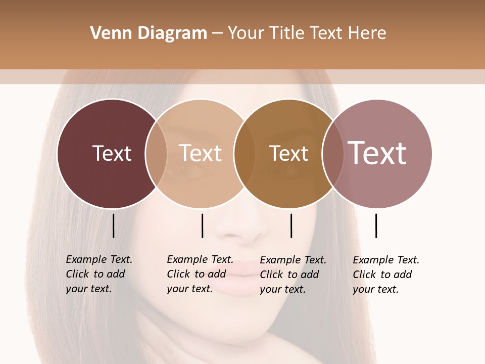 Adult Beautiful Woman PowerPoint Template