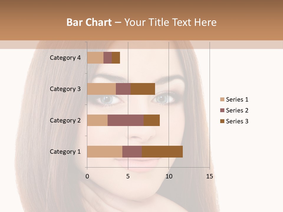 Adult Beautiful Woman PowerPoint Template