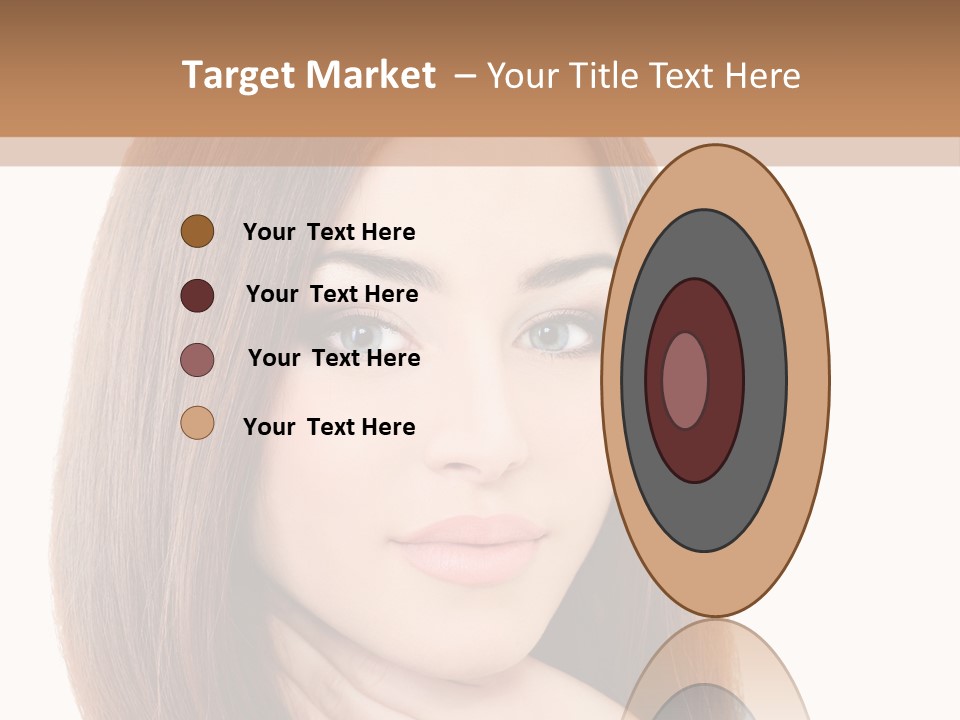 Adult Beautiful Woman PowerPoint Template