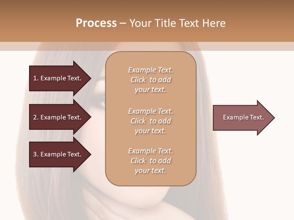 Adult Beautiful Woman PowerPoint Template
