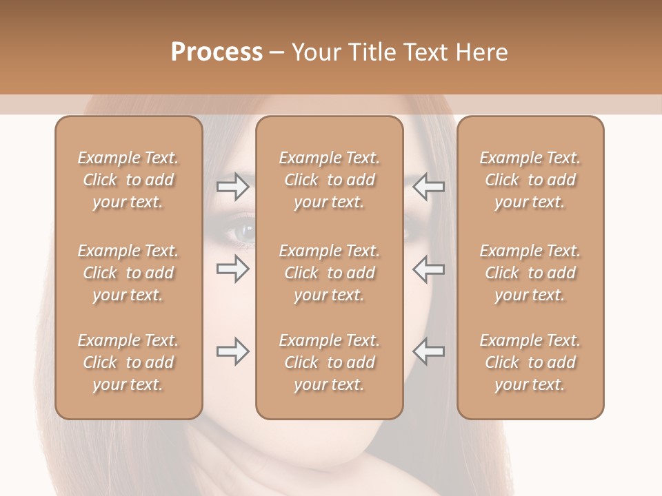 Adult Beautiful Woman PowerPoint Template