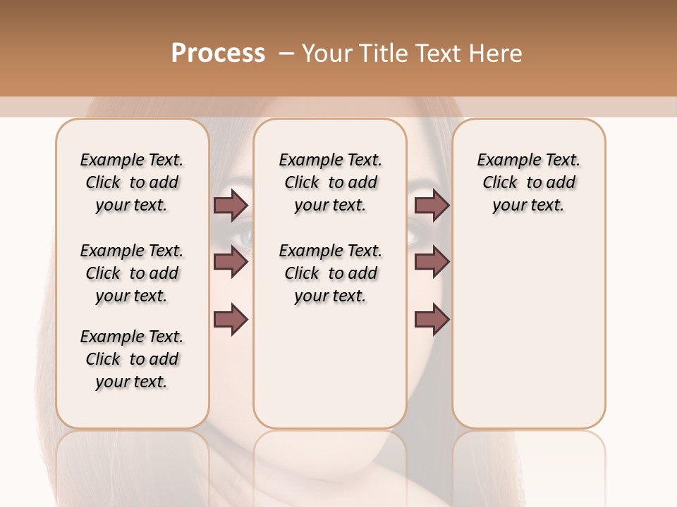 Adult Beautiful Woman PowerPoint Template