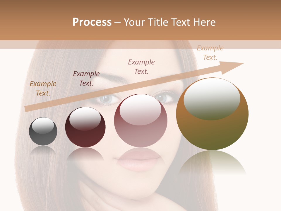 Adult Beautiful Woman PowerPoint Template