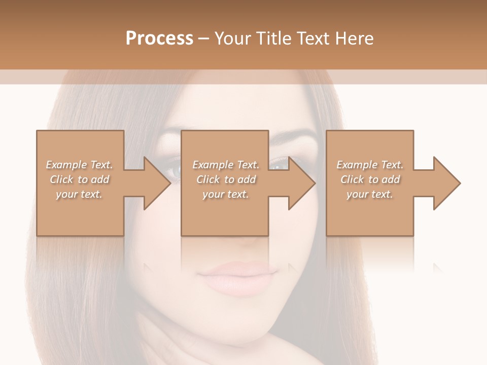 Adult Beautiful Woman PowerPoint Template