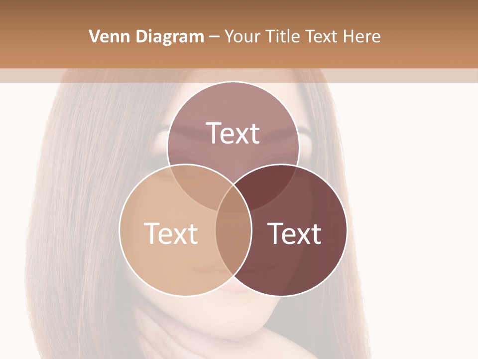 Adult Beautiful Woman PowerPoint Template