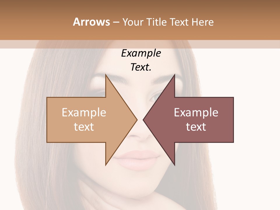 Adult Beautiful Woman PowerPoint Template