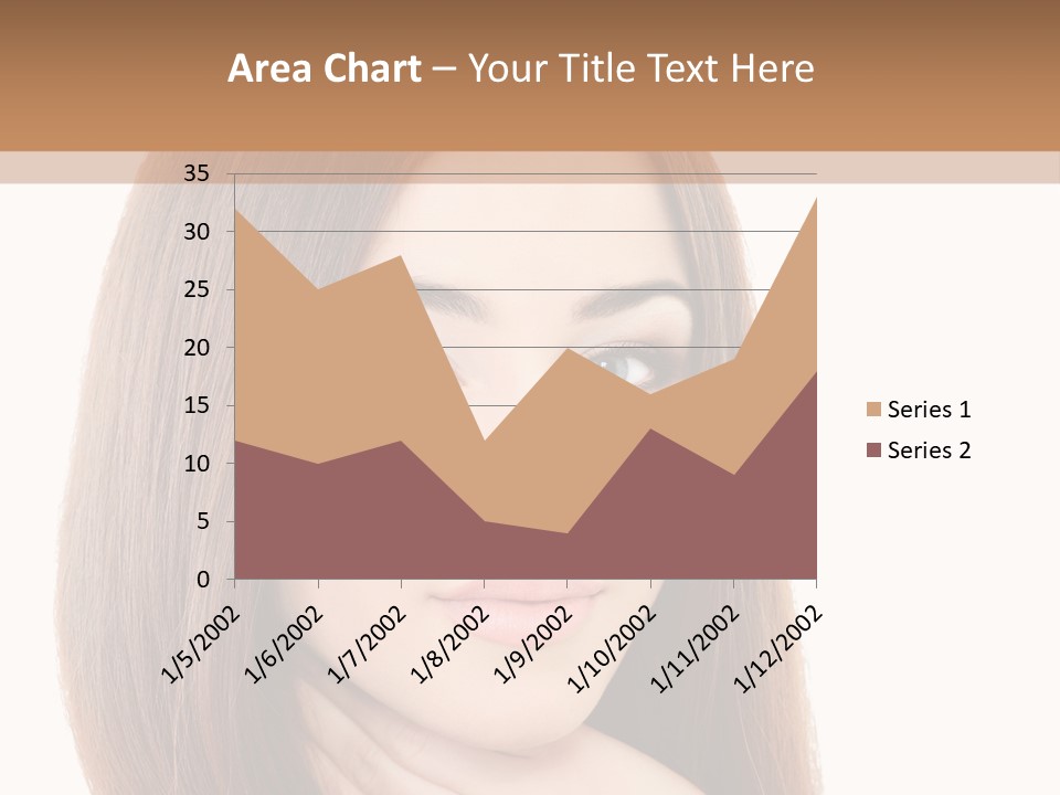 Adult Beautiful Woman PowerPoint Template