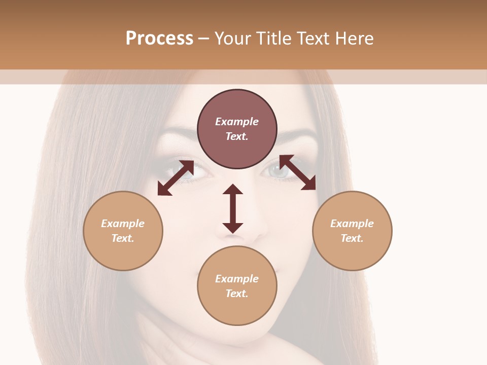 Adult Beautiful Woman PowerPoint Template