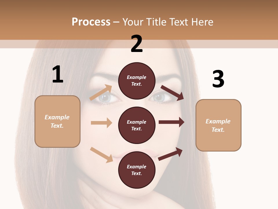 Adult Beautiful Woman PowerPoint Template