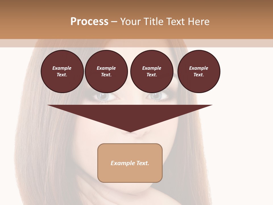 Adult Beautiful Woman PowerPoint Template