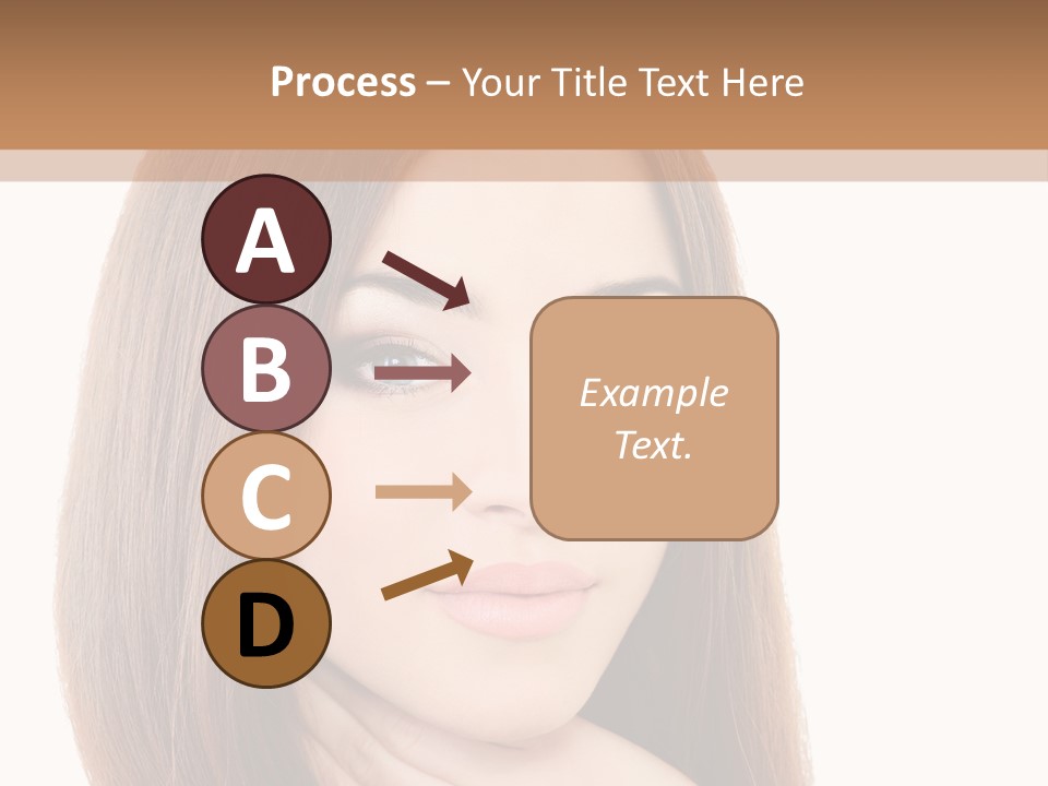 Adult Beautiful Woman PowerPoint Template