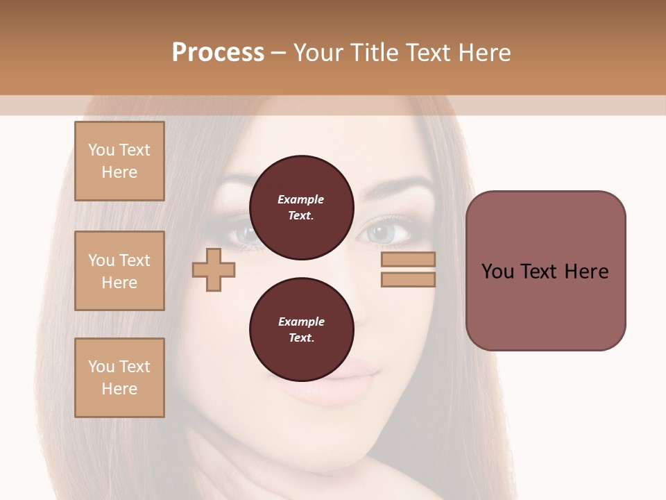 Adult Beautiful Woman PowerPoint Template