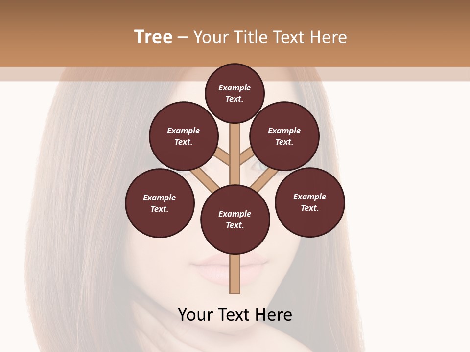 Adult Beautiful Woman PowerPoint Template