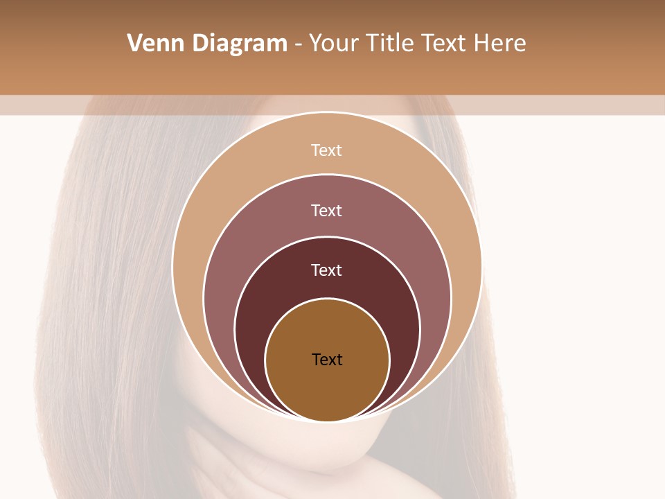 Adult Beautiful Woman PowerPoint Template