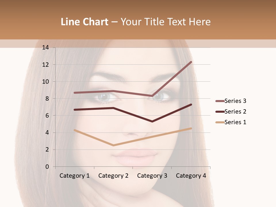 Adult Beautiful Woman PowerPoint Template