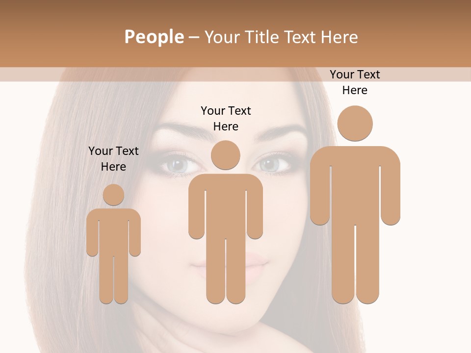 Adult Beautiful Woman PowerPoint Template