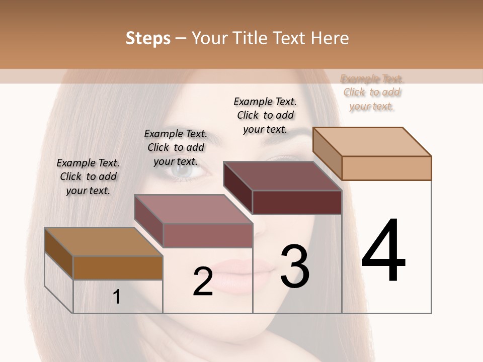 Adult Beautiful Woman PowerPoint Template