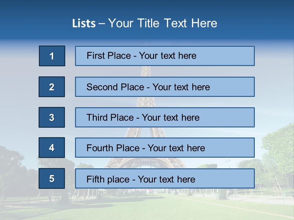 Skyline Capital France PowerPoint Template
