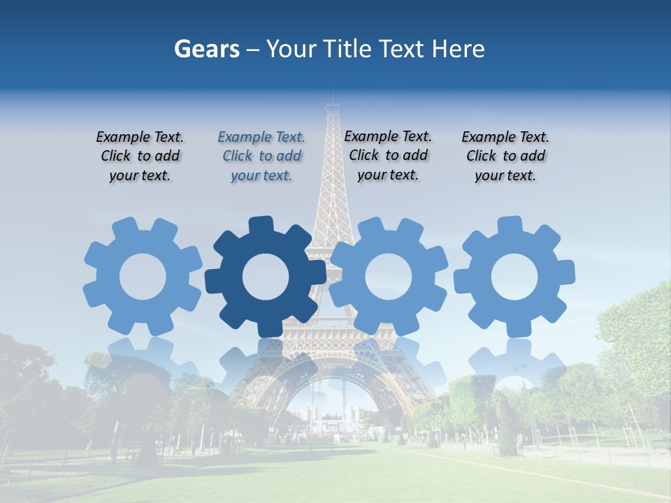 Skyline Capital France PowerPoint Template