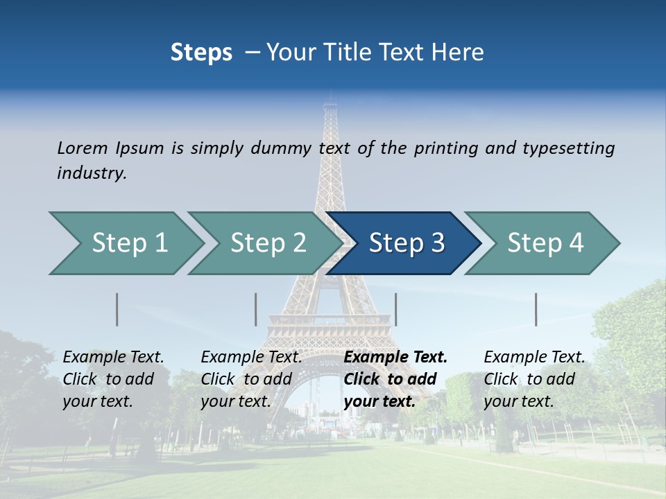 Skyline Capital France PowerPoint Template
