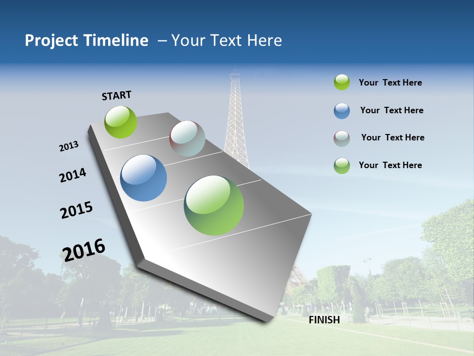 Skyline Capital France PowerPoint Template