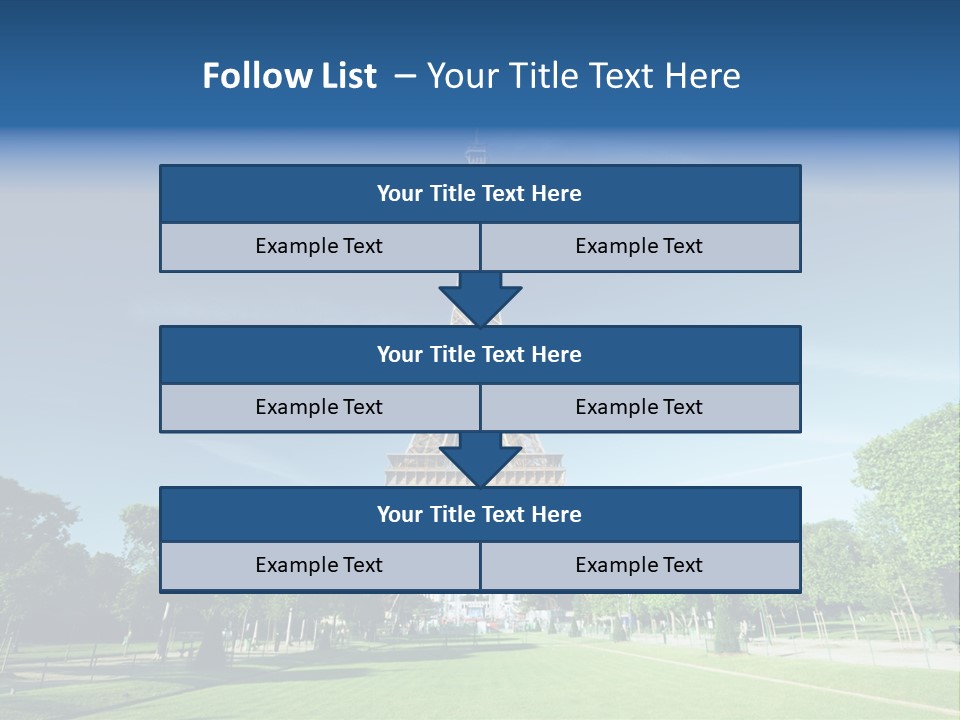 Skyline Capital France PowerPoint Template