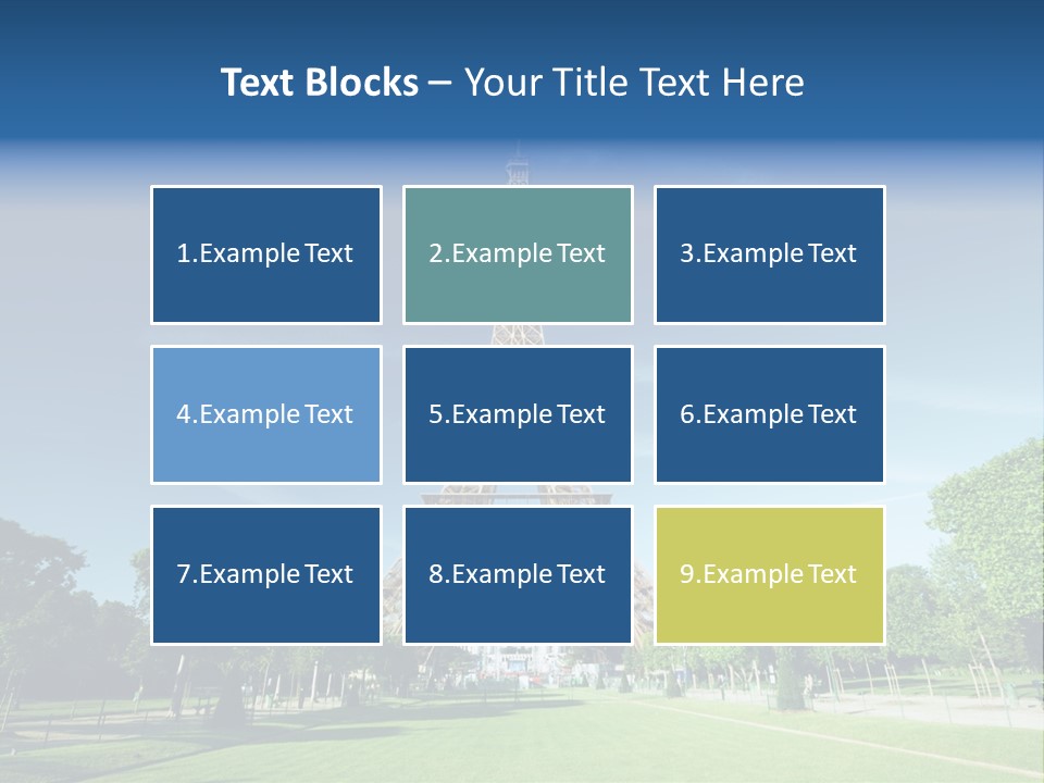Skyline Capital France PowerPoint Template