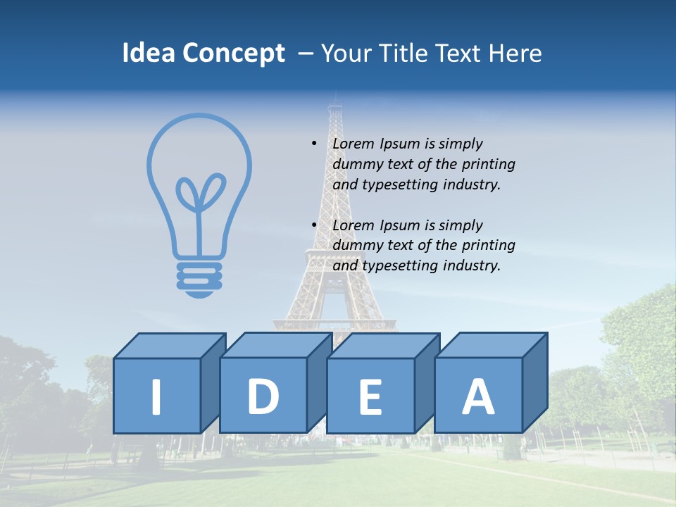 Skyline Capital France PowerPoint Template