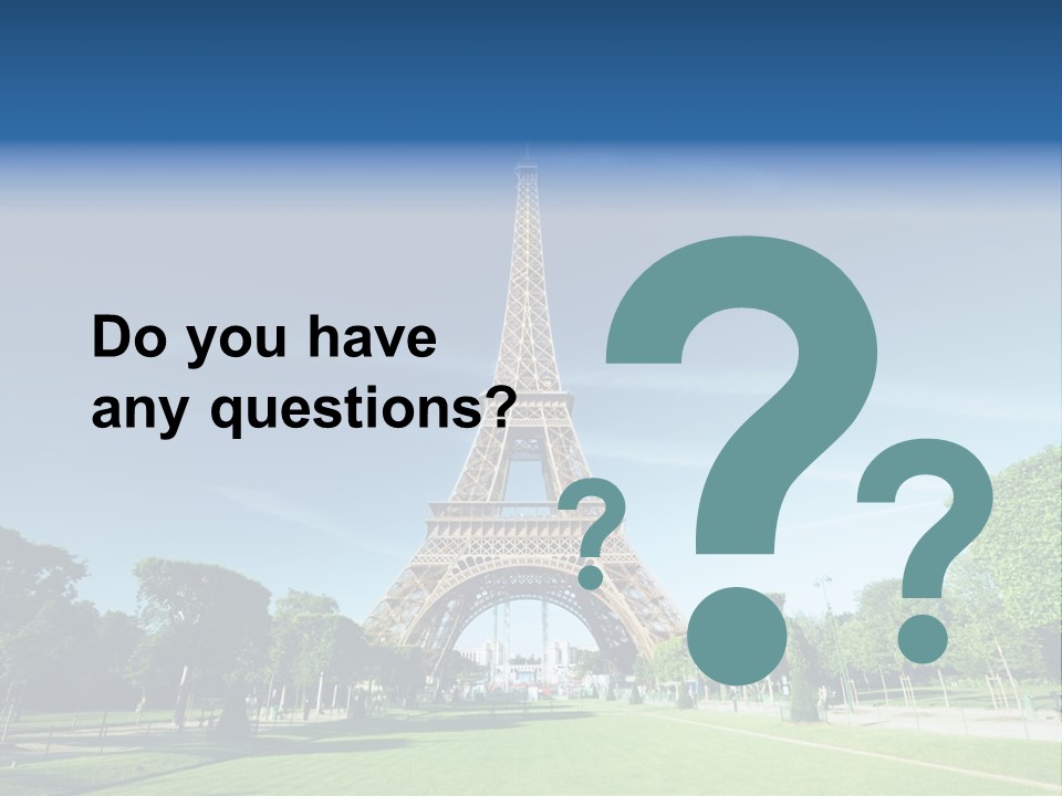 Skyline Capital France PowerPoint Template