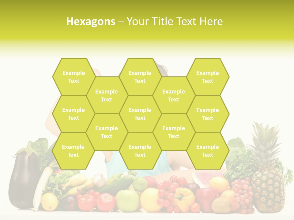 Breakfast Caucasian Smile PowerPoint Template
